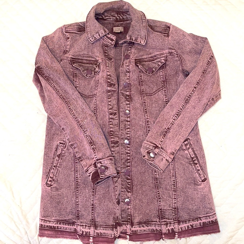 Pink Denim Jacket